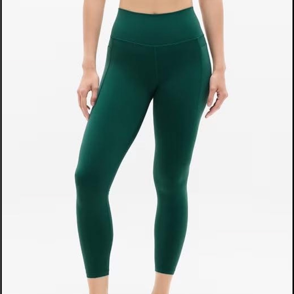 Athleta Forest Green High-Rise Leggings